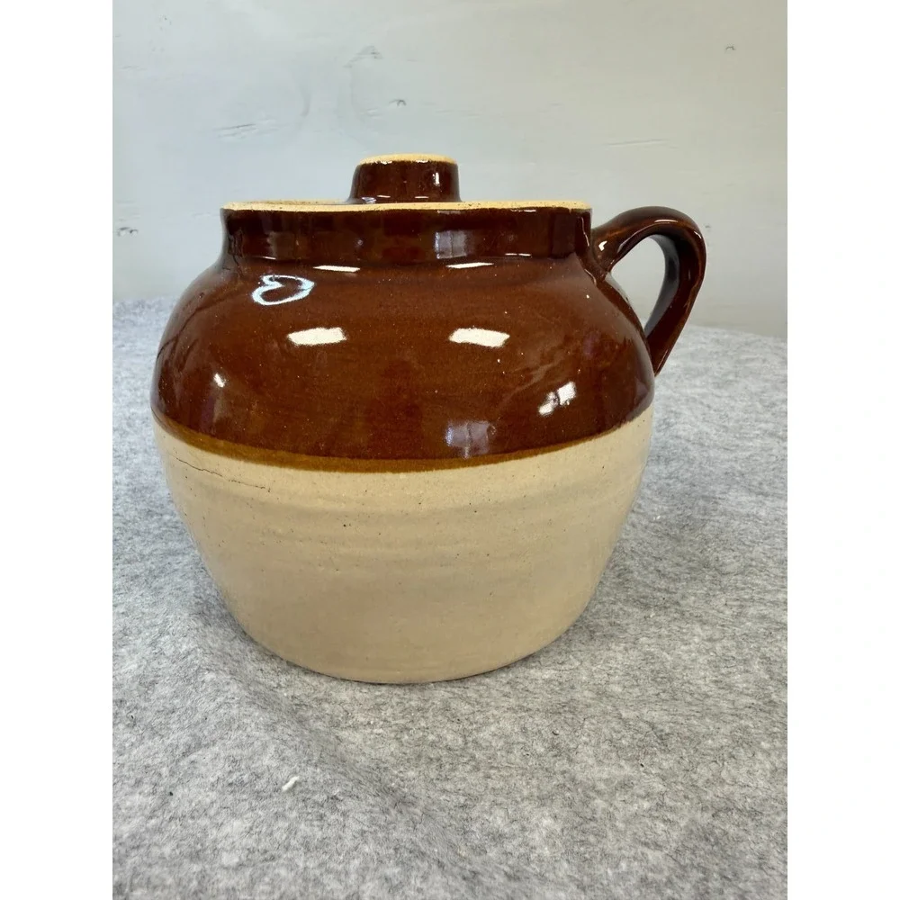 Vintage Robinson Ransbottom Stoneware Pottery Number 2 USA Made 1960s W Lid